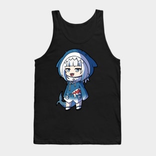 Chibi Gawr Gura - Hololive Tank Top